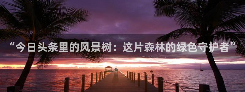 新宝gg账户注册：“今日头条里的风景树：这片森林的绿色守护者”
